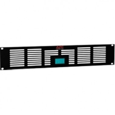 NetShelter Av Vent Panel with Temperature Display 2U