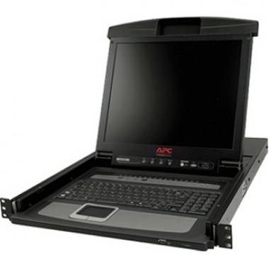 LCD Console Rack 17-Inch with Integrated 8-Port Analog KVM Switch