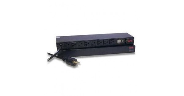 APC AP7901 Switched Rack 2.4kVA PDU 100/120V 20A 1U Rack Mount 8x5-20