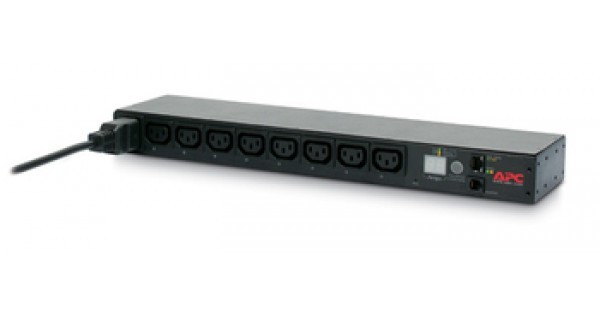 APC AP7921 Switched PDU 208/230V 16A 1U Rack Mount 8xc13