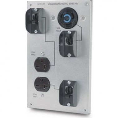 Smart-UPS RT 208V 8/10kVA Backplate Kit with 2x6-20r 2x L6-30r