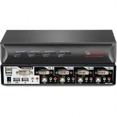 2-Port DVI USB Switchview KVM Switch USB 2.0 Hub with Audio