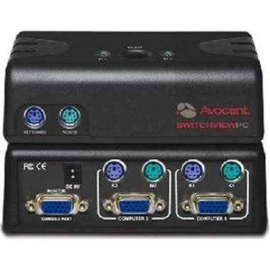 2-Port PS2 USB Switchview Mm2 KVM Switch USB 2.0 Hub with Audio