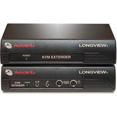 LongView LV430 Transmitter and Receiver with 2 Power Supplies PS2 with Speak Micro KVM Extender