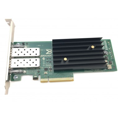 Dual-Port 10Gbps Converged Network Adapter, FCoE, DP SFP+, 10Gb, PCIe G2 x8, FH, NIC, T42N7 (No Transceivers)