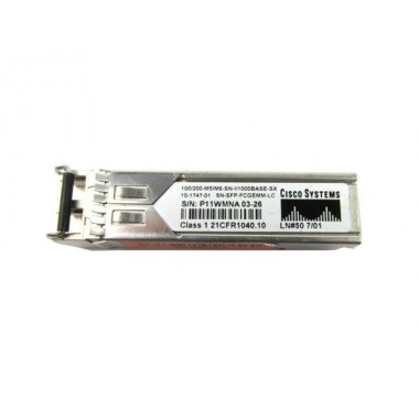 DS-SFP-FCGE-SW Tri-Rate MultiProtocol SFP 1/2-Gbps FC 1 GbE