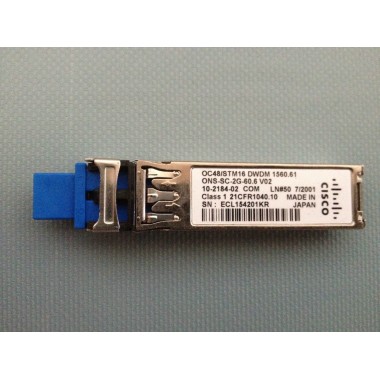 ONS-SC-2G-60.6 OC48/STM16 DWDM 1560.61 SFP