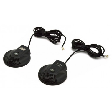 Set of 2 SoundStation 2 External Microphone Pods with Cables