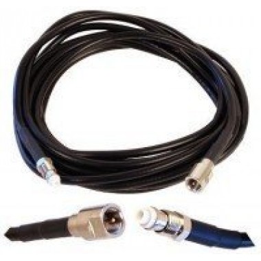 50-Foot Coaxial Antenna Extension Cable Low Loss LMR-240 Cable with TNC Connector for ISR