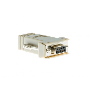 DB9 Female to RJ45 Female Serial Modular Console Adapter Terminal