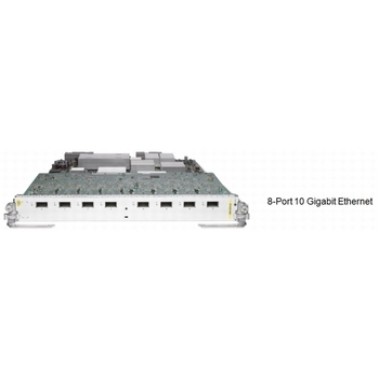 8-Port 10-Gigabit Ethernet 10G Low Queue Line Rate Card, Requires XFPs