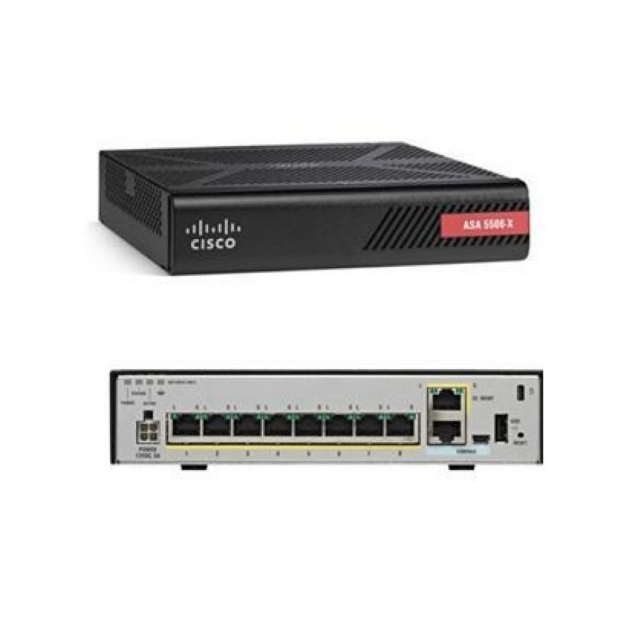 Cisco ASA5506-K9 VPN Firewall FirePower Services Security