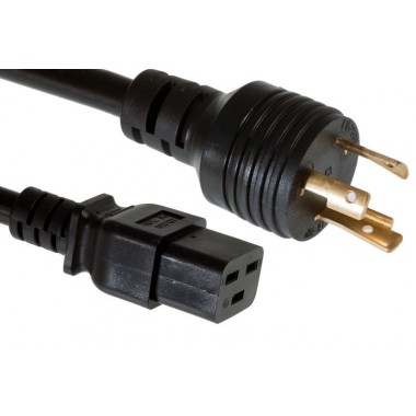 Power Cord 250VAC 16A.Twist Lock NEMA L6-20 Plug US Standard