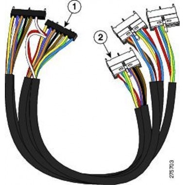 Quad-shield RF Cable Bdl Mc5x20 to RF Switch 1m Term