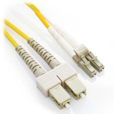 LC-SC Singlemode Duplex Fiber Optic Patch Cable - 1-Meter (Cisco Compatible)