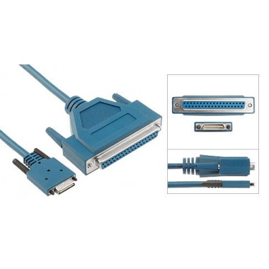 RS449 Male DTE Cable with Extended Control Leads