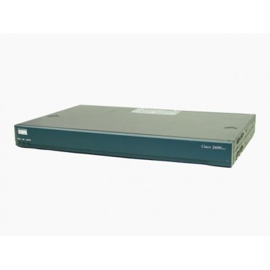 2611 LAN/WAN Router with (2) 10Base-T RJ45 Ethernet Ports, (2) WAN Slots, and (1) Network Module Slot