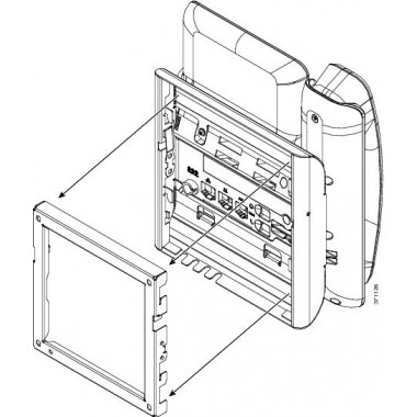 Spare WallMount Kit for IP Phone 7800 Series