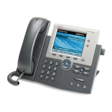 Unified IP Phone 7945, Gigabit Ethernet, Color LCD Display