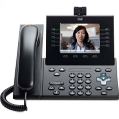 Unified 9951 IP Phone Charcoal Standard Headset with Camera IP