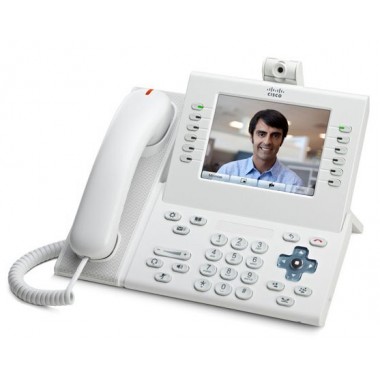 Unified 9971 IP Phone - White Standard Headset with Camera