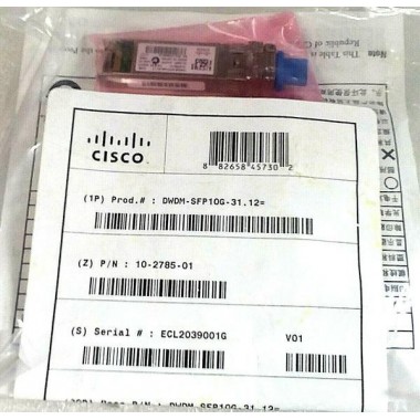 10GBASE-DWDM 1531.12 nm SFP+ (100-GHz ITU grid)