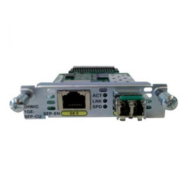 Gigabit Ethernet Enhanced High-Speed WAN Card 1 x 10/100/1000Base-T LAN - 1 x SFP (Mini-GBIC) Dual Mode