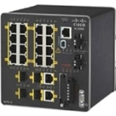 IE 2000 16-Port Fe+ 2-Port SFP+ 2-Port Gigabit Ethernet Combo Uplink Lite Sw