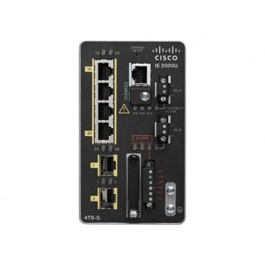 Industrial Ethernet 2000 4-Port Fast-Ethernet and 2-Port Gigabit Ethernet SFP LAN Base