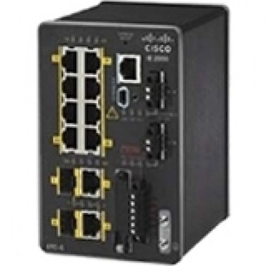 IE 2000 8-Port Gigabit Ethernet Plus 2-Port Combo Uplink Base SW with 1588