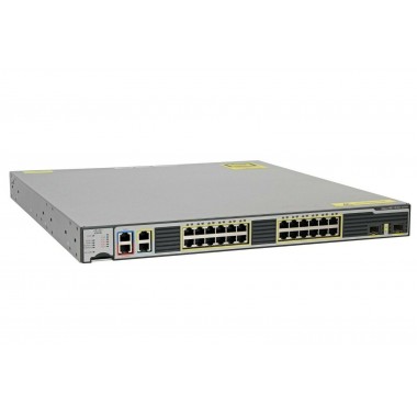 ME (Metro Ethernet) 3600X 24-Port Ethernet Access Switch 10/100/1000, Single AC Power