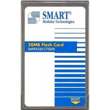 PCMCIA Flash Memory 20MB PC Card