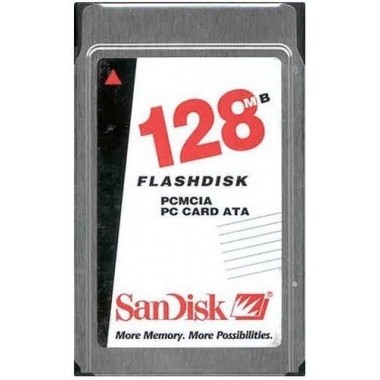 7200 I/O PCMCIA Flash Memory Card / Disk,128MB Spare