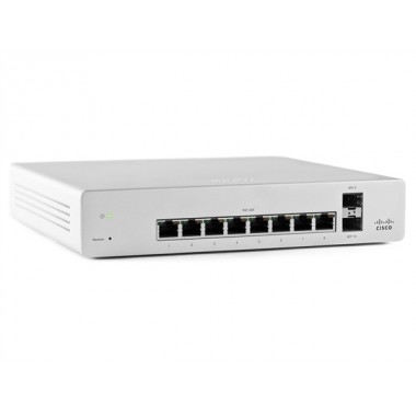 Meraki MS220-8P 8-Port PoE+ Gigabit Switch