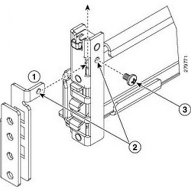 Round Hole Adapter Kit for N20-CRMK2 Rack Mount Kit