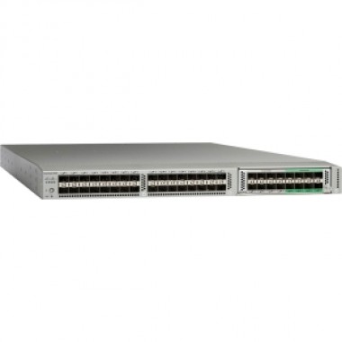 Nexus 5548 Switch Chassis includes 32 Fixed ports, Front-to-Back Airflow, 2 x 750W AC Power Supplies, Fan Trays, 1 x Expansion Slot