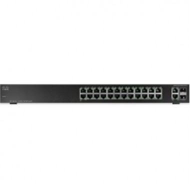 SF102-24 24-Port 10/100 Switch with 2 Mini-GBIC Ports and GE Uplink 1U Ethernet