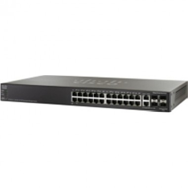 SF500-24P 24-Port 10/100 PoE Stackable Managed Switch Ethernet