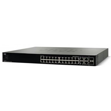 Ethernet Switch 24-Port Fast Ethernet with PoE + 4GB/2x 10/100/1000Base-T/SFP