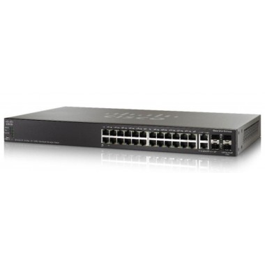 24-Port Gigabit with 4-Port SFP 10-Gigabit Stackable Managed Switch