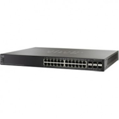 SG500X-24 24-Port Gigabit with 4-Port 10-Gigabit Stackable Managed Switch Layer 3