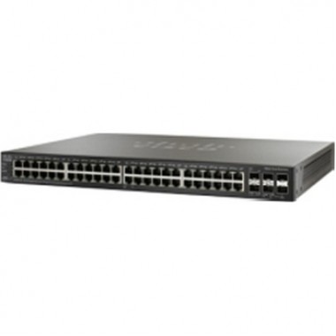 SG500X-48P 48-Port Gigabit PoE with 4-Port 10-Gigabit Stackable Managed Switch Layer 3