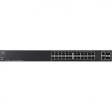 SF200-24 24-Port 10/100, 2 Combo Mini-GBIC Ethernet Switch