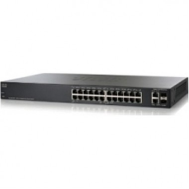 SF200-24P 24-Port FE PoE and 2 GbE Combo Smart Switch Ethernet