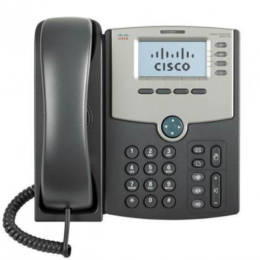 4-Line IP Phone with 2-Port Gigabit Ethernet Switch PoE and LCD Display