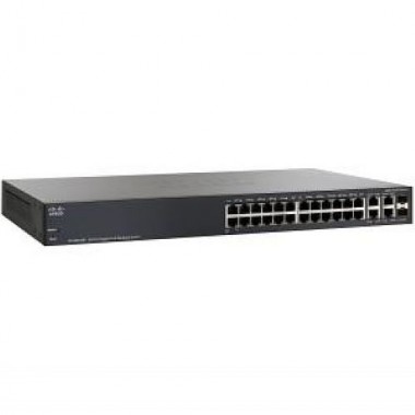 SG300-28P 28-Port / 2-Slot External Ethernet Managed Switch