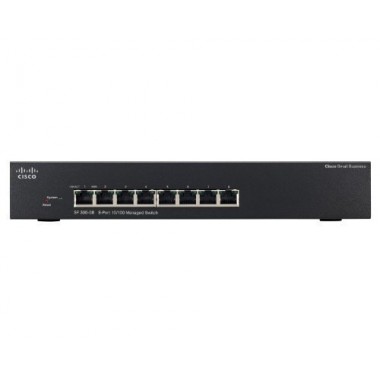 SF300-08 8-Port 10/100 Managed Ethernet Switch