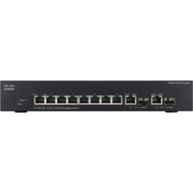 SF302-08 8 10/100 Ports 2 combo mini-GBIC Ethernet Switch