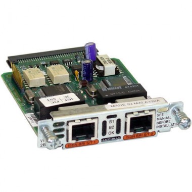 2-Port Voice Interface Card - BRI (NT and TE)