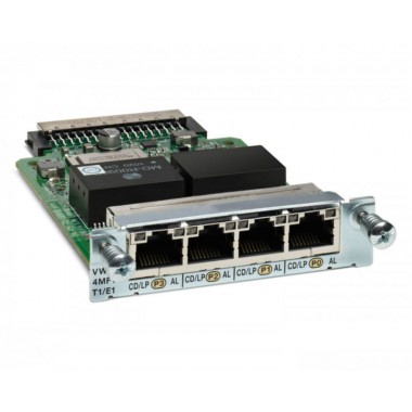 4-Port T1/E1 Voice/WAN Interface Card Module